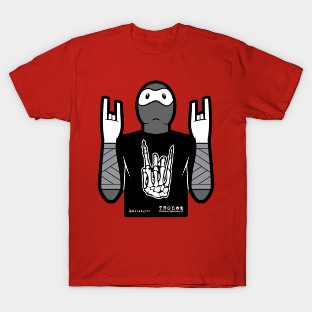 Metal Ninja T-Shirt by urban_ninja